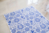 Blue Glass Ornate - Rice Decoupage Paper