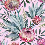 Tropical on Pink - Rice Decoupage Paper